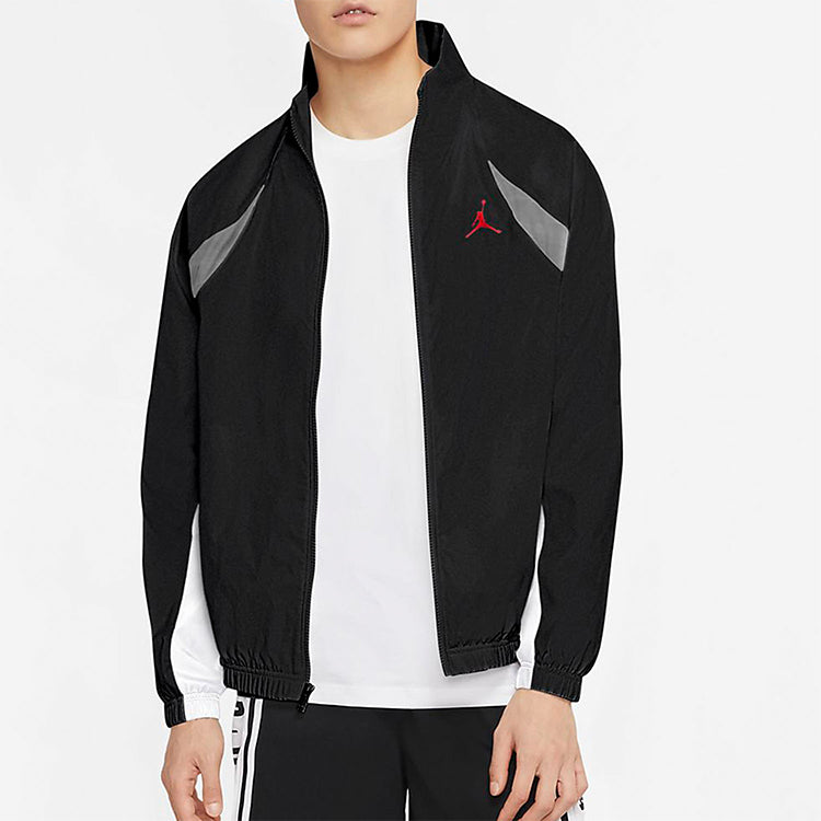 Air Jordan Legacy AJ11 Stand Collar Casual Jacket Black CW0864-010