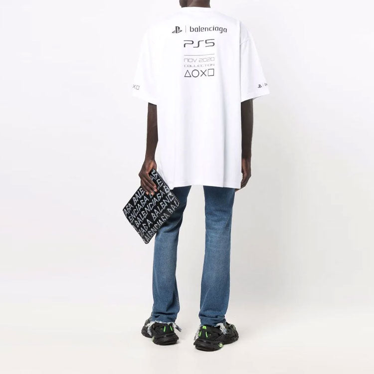 Balenciaga x PlayStation FW21 PS5 Unisex White 651795TKVF39040