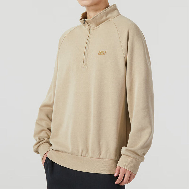 Skechers Casual Loose Fit Pullover Sweatshirt ' Tan' L323M019-01GA