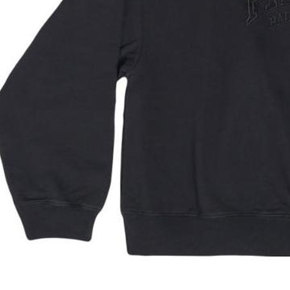 Balenciaga Cities Paris Embroidered Logo Sweatshirt 'Black' 697869TLVL81000