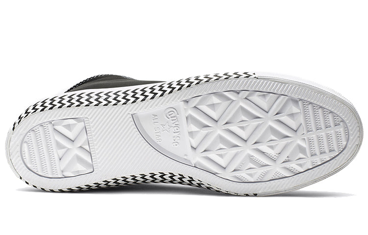 (WMNS) Converse Chuck Taylor All Star Mission-V Leather High Top Black White Wave Pattern Sole 'Black White' 564943C