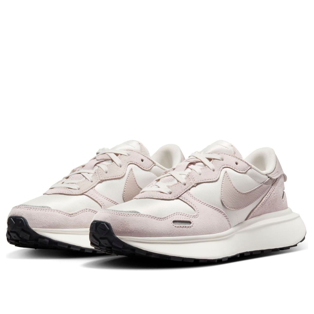 (WMNS) Nike Phoenix Waffle 'Phantom Sail Black Platinum' FD2196-004