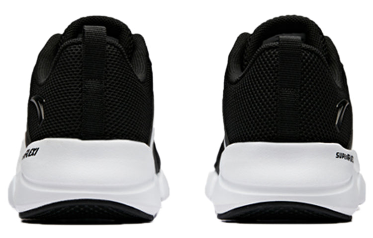 (WMNS) ANTA Running Series Sneakers 'Black White' 12845556-1