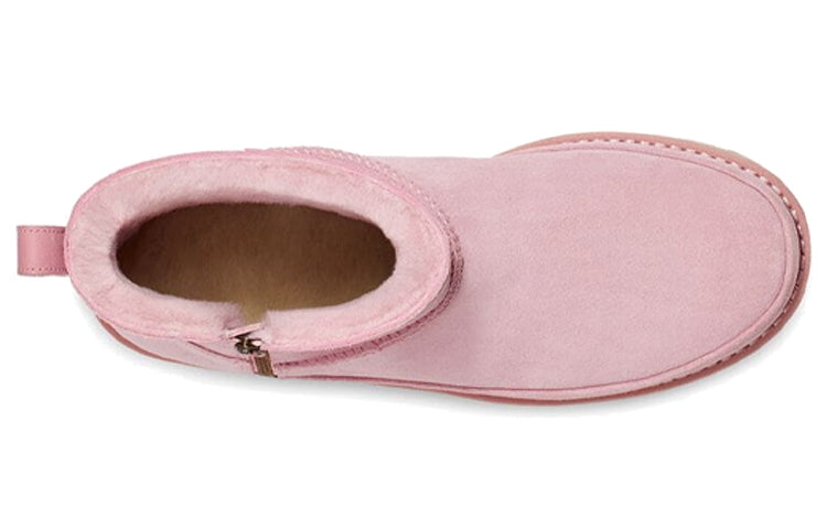 (WMNS) UGG Classic Zip Mini Suede 'Pink' 1113590-SHLL