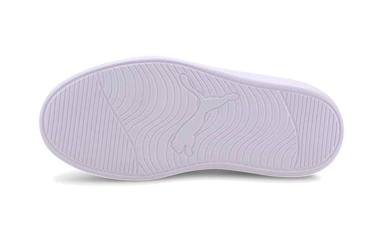 (PS) PUMA Courtflex V2 Leisure Board Shoes Pink/White 372995-03