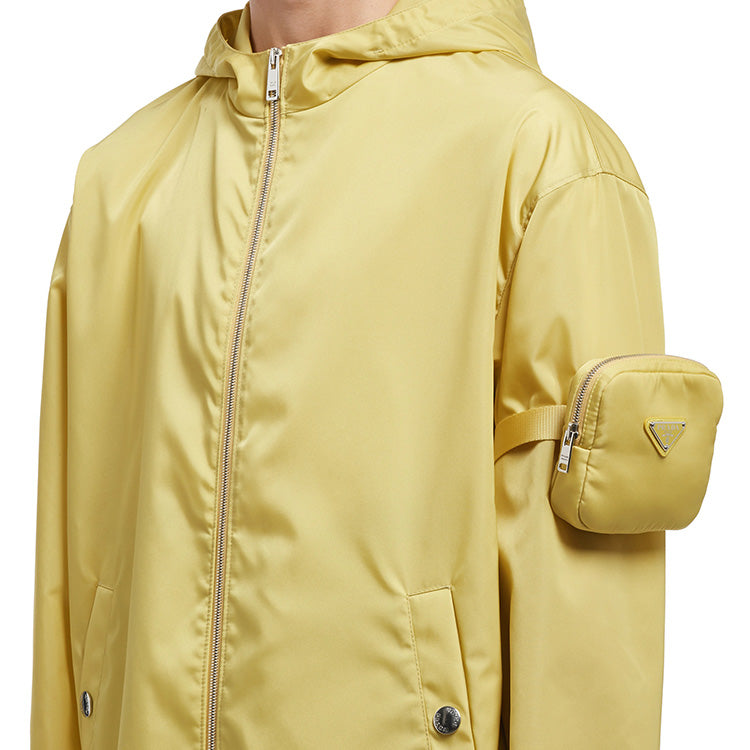 Men's PRADA Re-Nylon Jacket Yellow SGB740-1WQ8-F068X-S-202