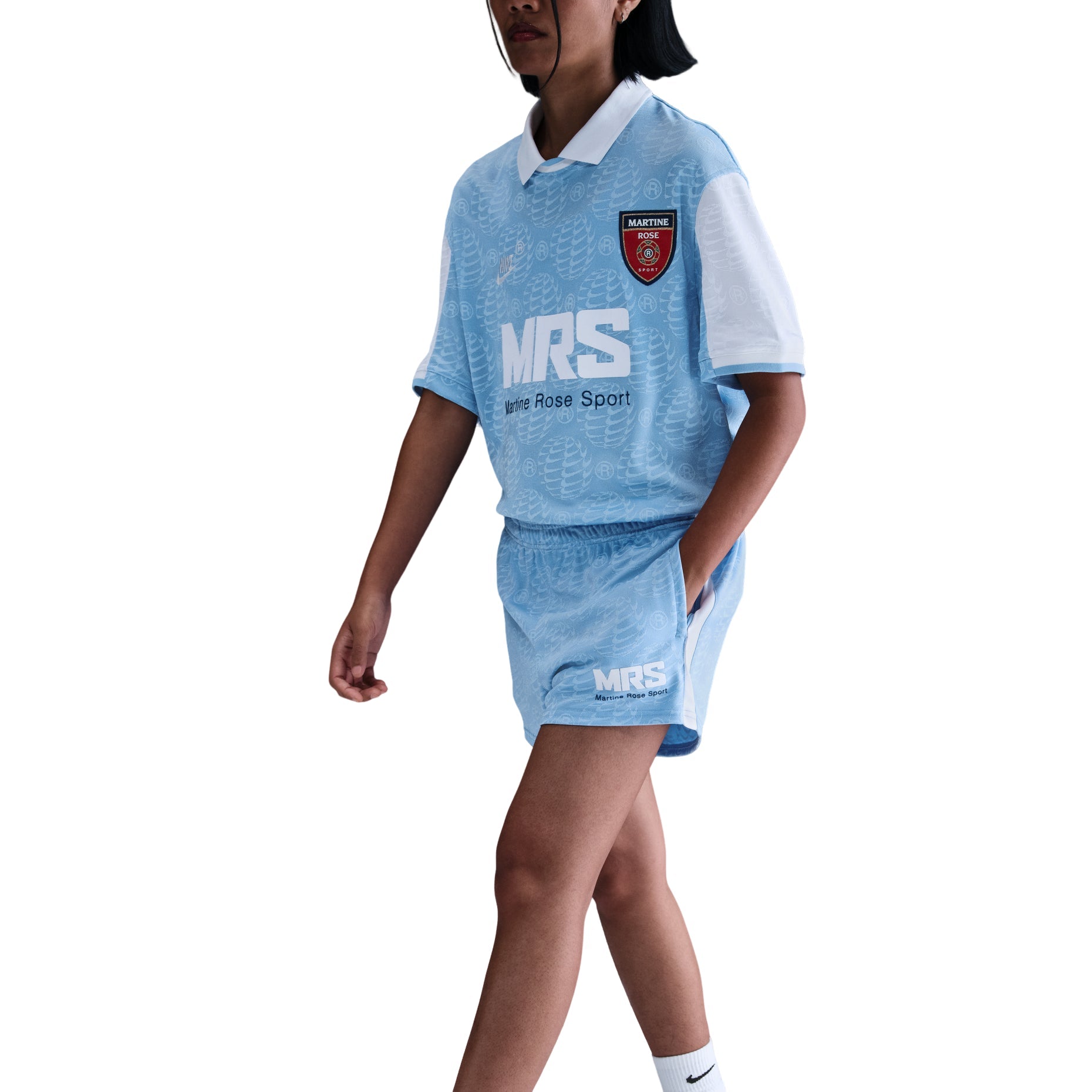 Nike x Martine Rose Football Shorts 'Light Blue' HM9025-422