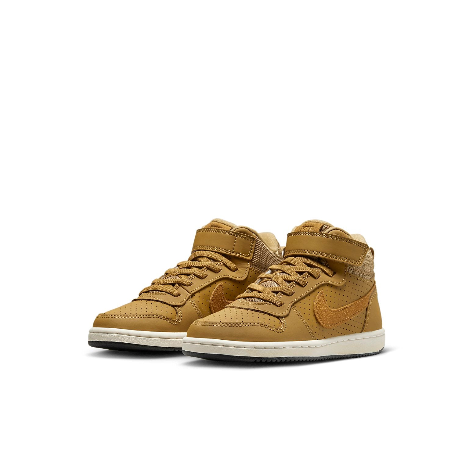 (PS) Nike Court Borough Mid-Top Sneakers Yellow 870026-701