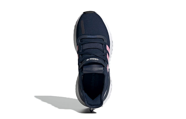 (GS) adidas U_Path Run J 'Collegiate Navy Pink' EE7430