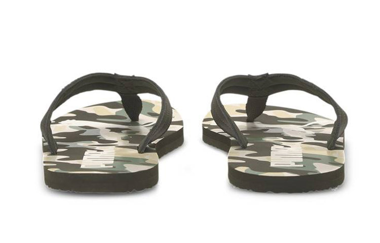 PUMA Cozy Flip Rebfl Sandals Black/Green 372283-01