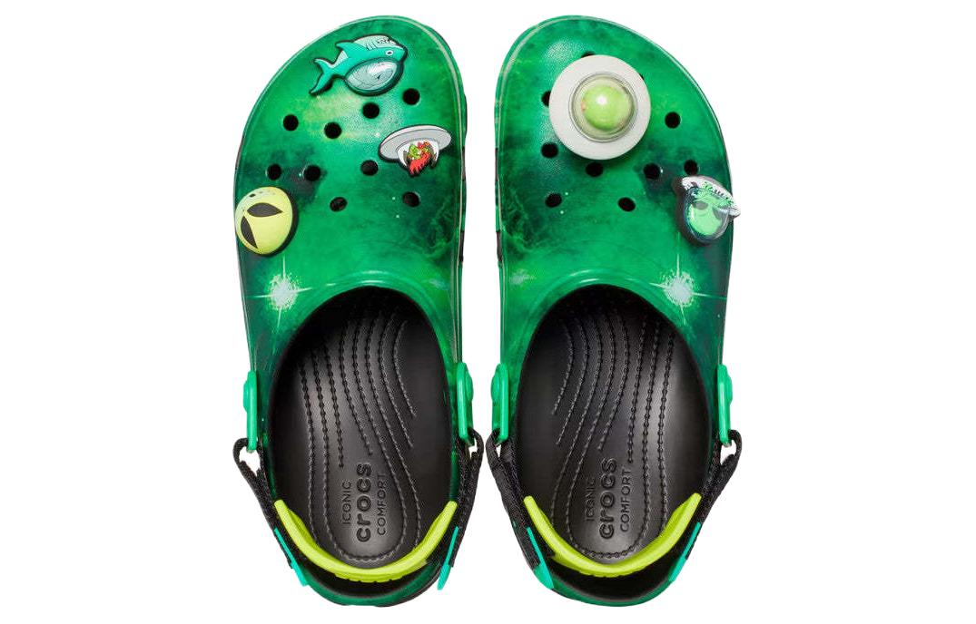 Crocs x Ron English All-Terrain Clog 'Area 54 Green Galaxy' 208137-0N4