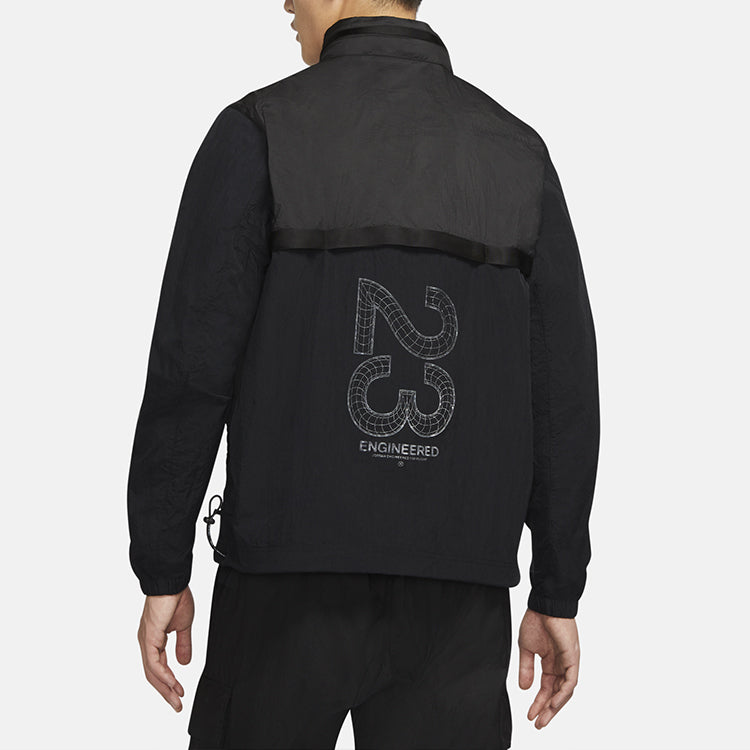 Air Jordan 23 Engineered Zipper Jacket 'Black' CK8936-010