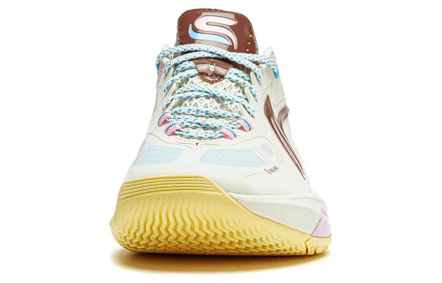 Li-Ning Shining On Court 'Beige Brown Pink' ABPU007-3