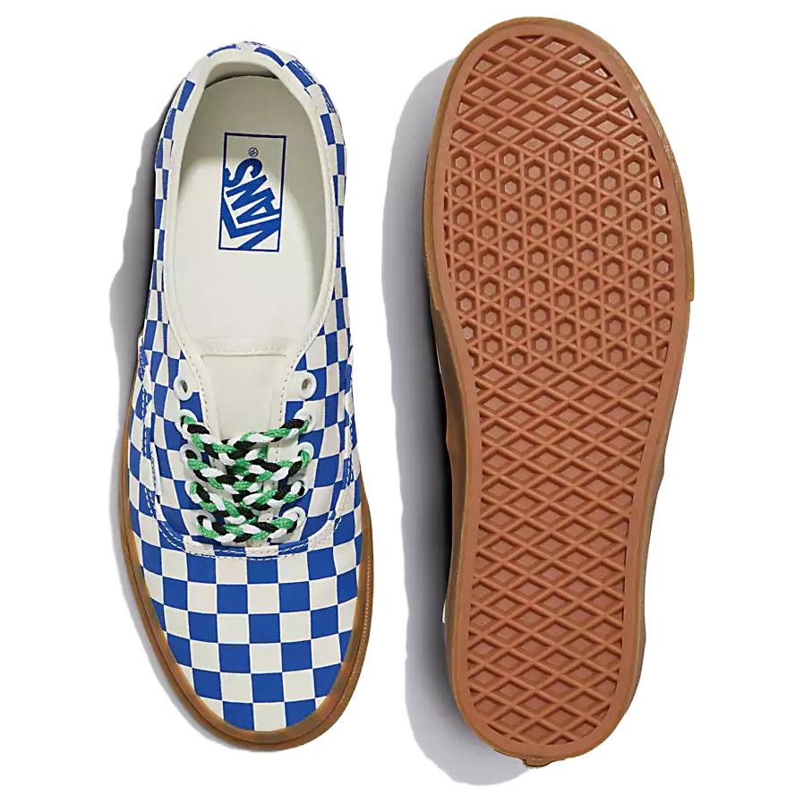 Vans Authentic Checkerboard Shoes 'Blue White Gum' VN0009PVY6Z