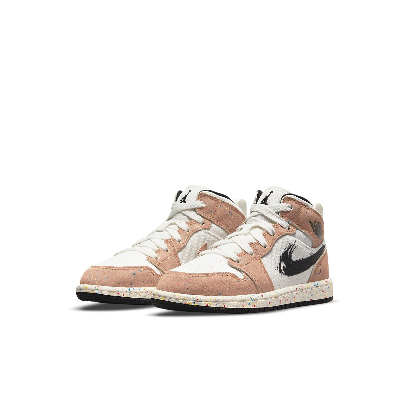 (PS) Air Jordan 1 Mid SE 'Brushstroke Paint Splatter' DA8007-100