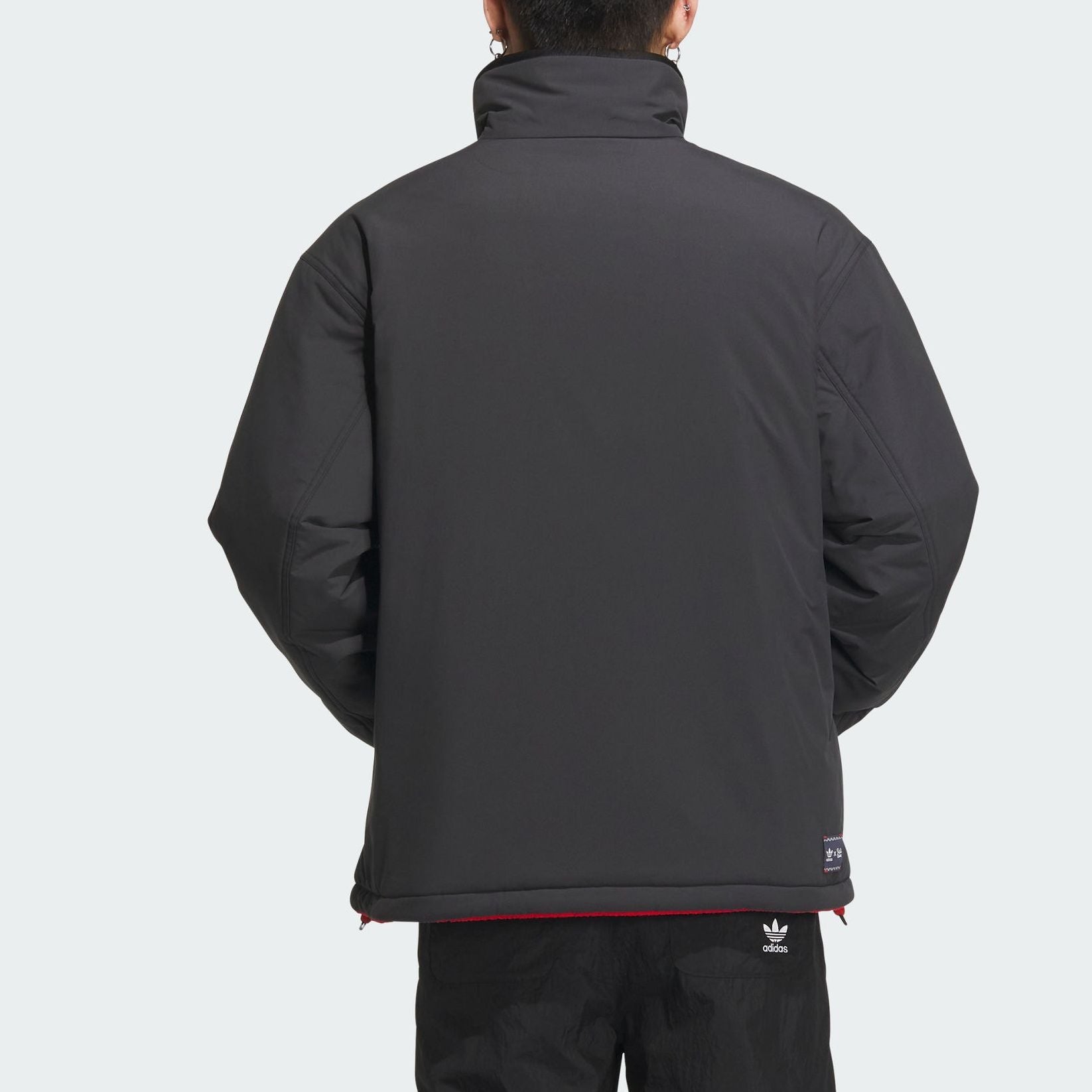 adidas Originals x Feifei Ruan Reversible Sherpa Jackets Asia Sizing 'Black Red' IX4209