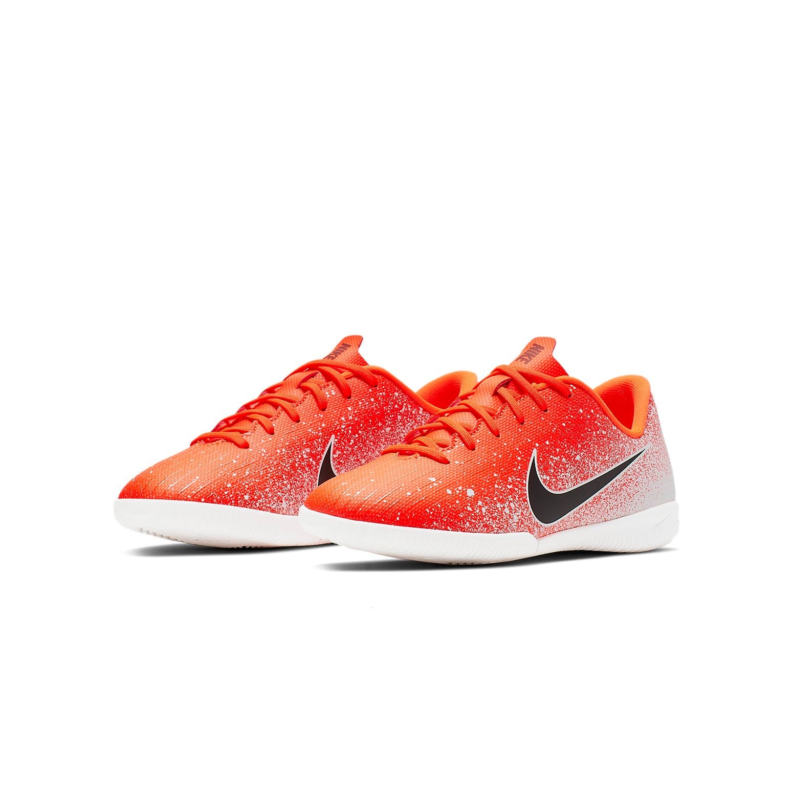 (GS) Nike Mercurial Vapor 12 Academy IC 'White Orange' AJ3101-801