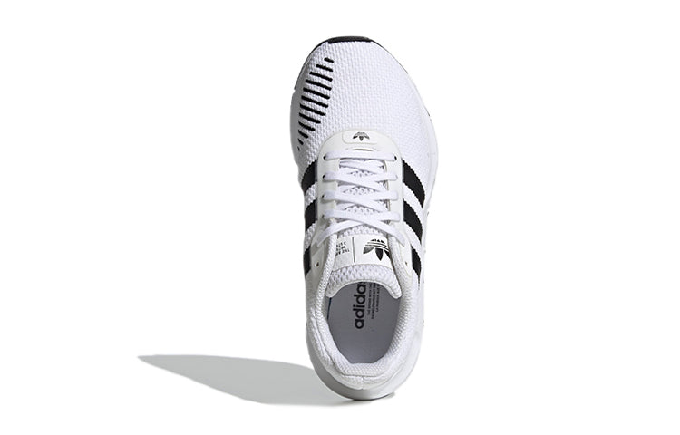 (GS) adidas originals Swift Run J 'White Black' FW1706