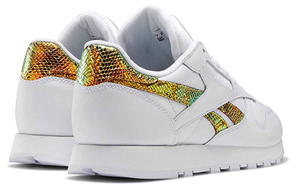 (WMNS) Reebok Classic Leather 'Iridescent Snakeskin Stripe' FV1083