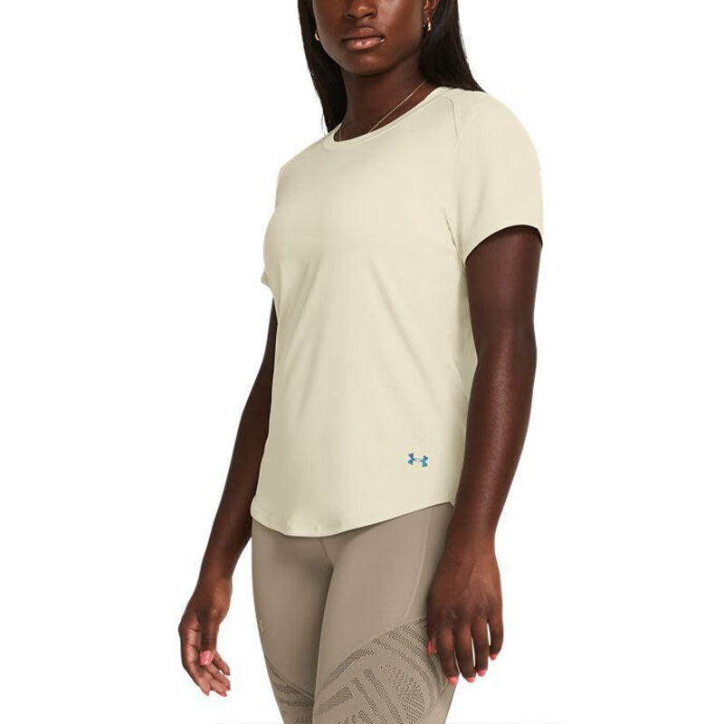 (WMNS) Under Armour Vanish Elite Vent T-shirt 'Beige' 1383638-273