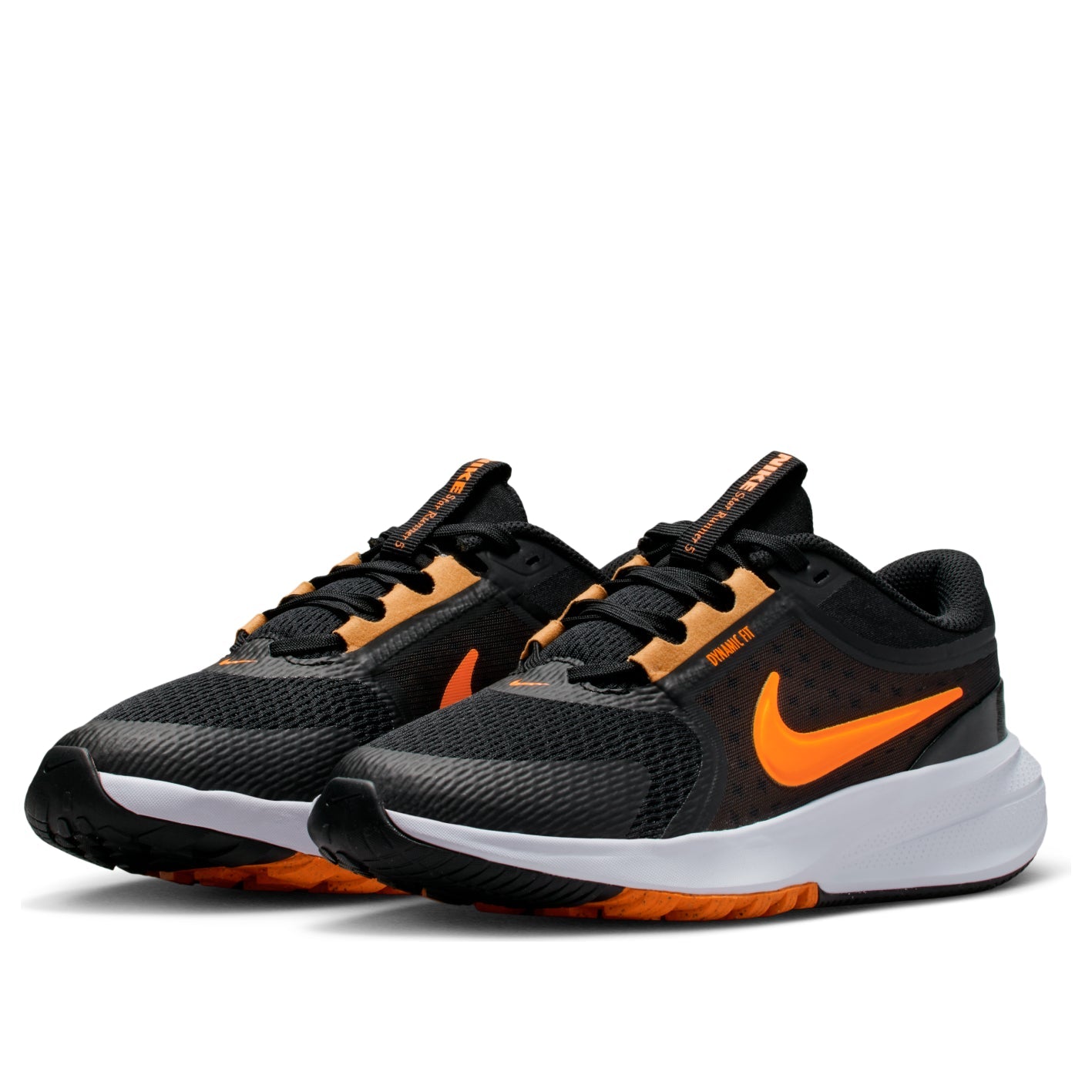 (GS) Nike Star Runner 5 'Black Total Orange' HF7004-006