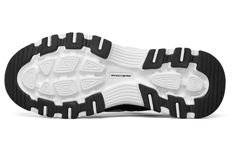 Skechers D'Lites I-Conik Low-Top Running Shoes Black/White 8790091-BKW