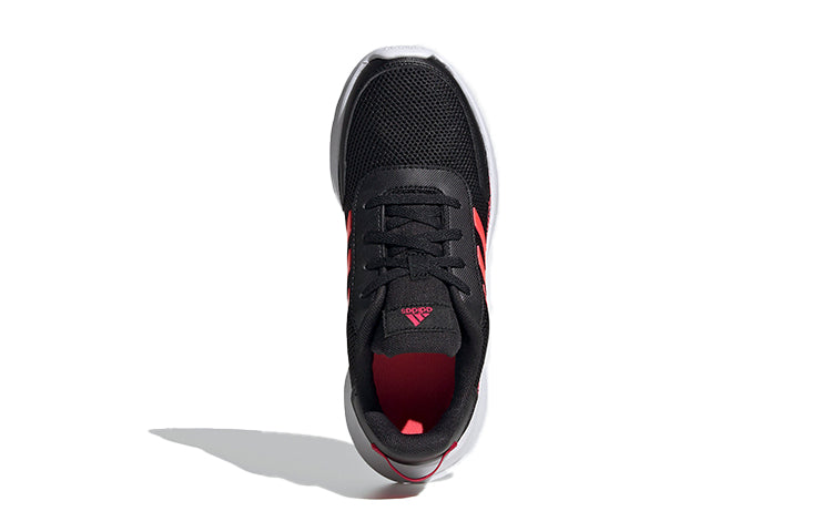 (GS) adidas Tensaur Run J 'Black Signal Pink' FV9445