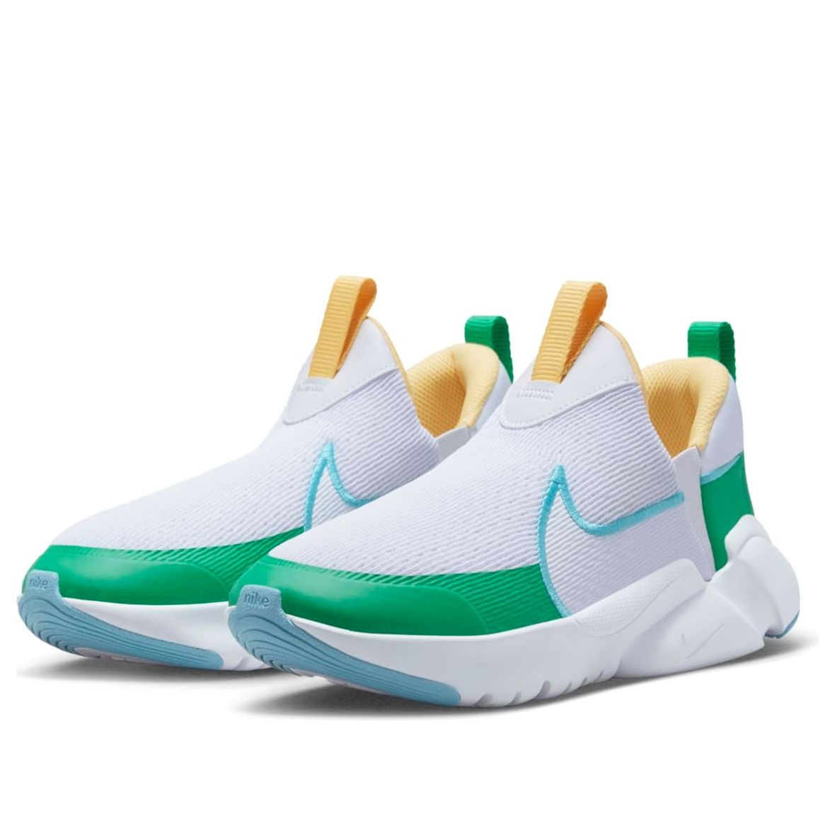 (GS) Nike Flex Plus 2 'White Stadium Green' FJ7722-141