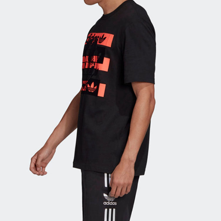 adidas originals Fs Grp Tee Sports Short Sleeve Black FM2236