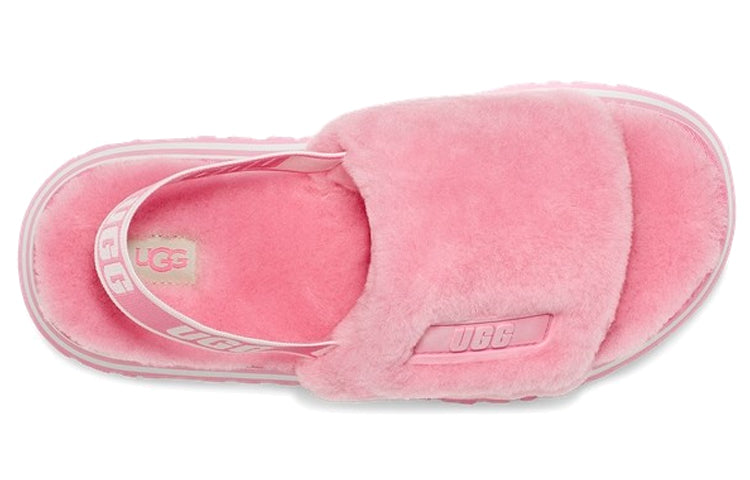 (WMNS) UGG Disco Slide Thick Sole Shoe 'Pink' 1112258-STPN