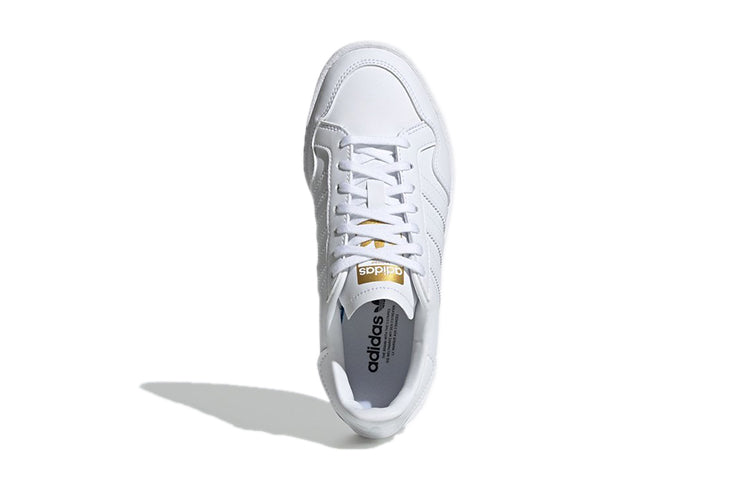(GS) adidas originals Team Court J 'White' EF6809