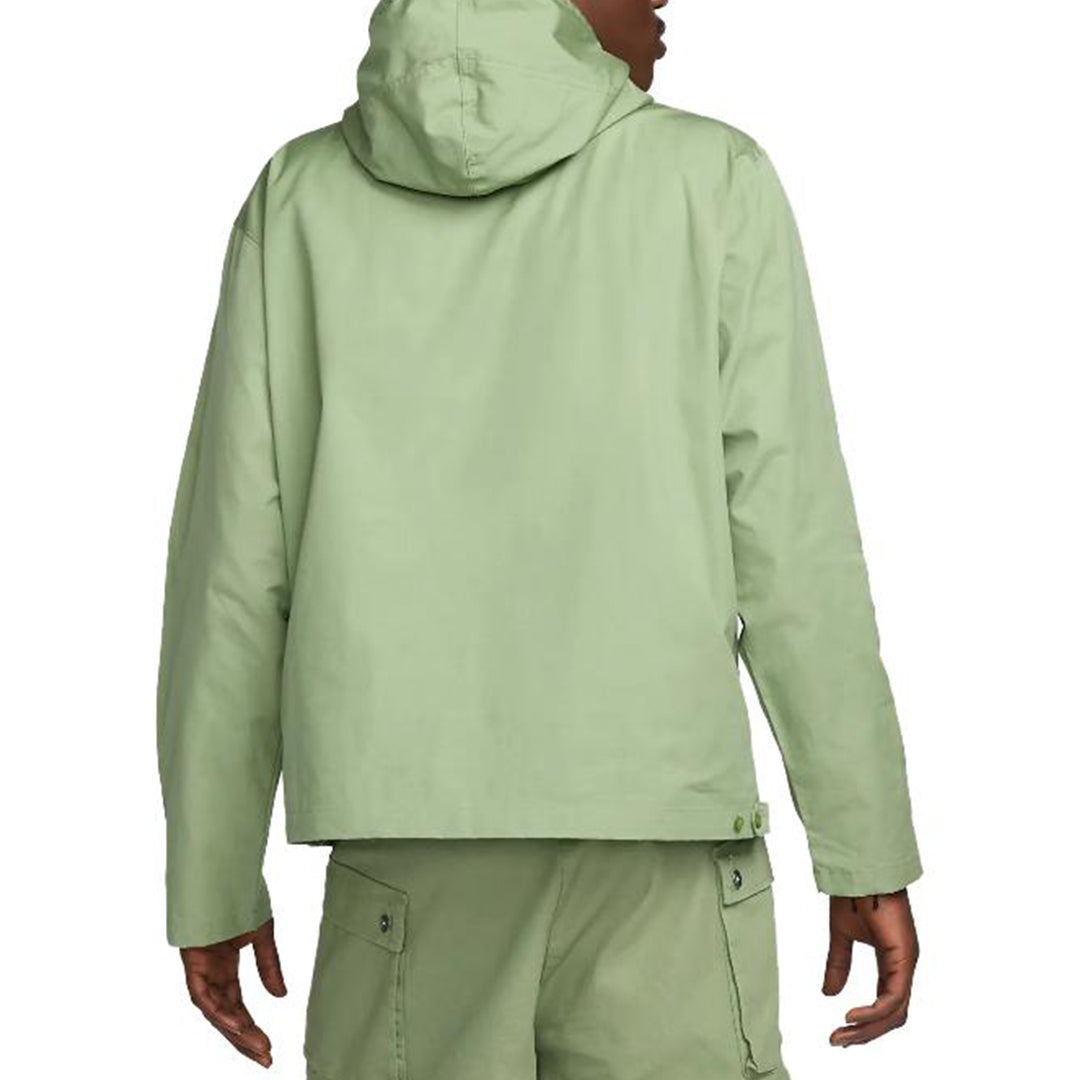Nike Life Woven Pullover Field Jacket 'Oil Green' DX0718-386
