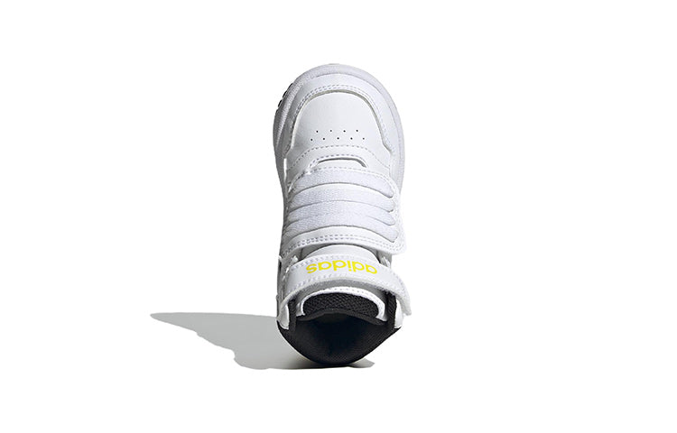 (TD) adidas Hoops MID 3.0 AC I Shoes 'White Black Yellow' GZ1933