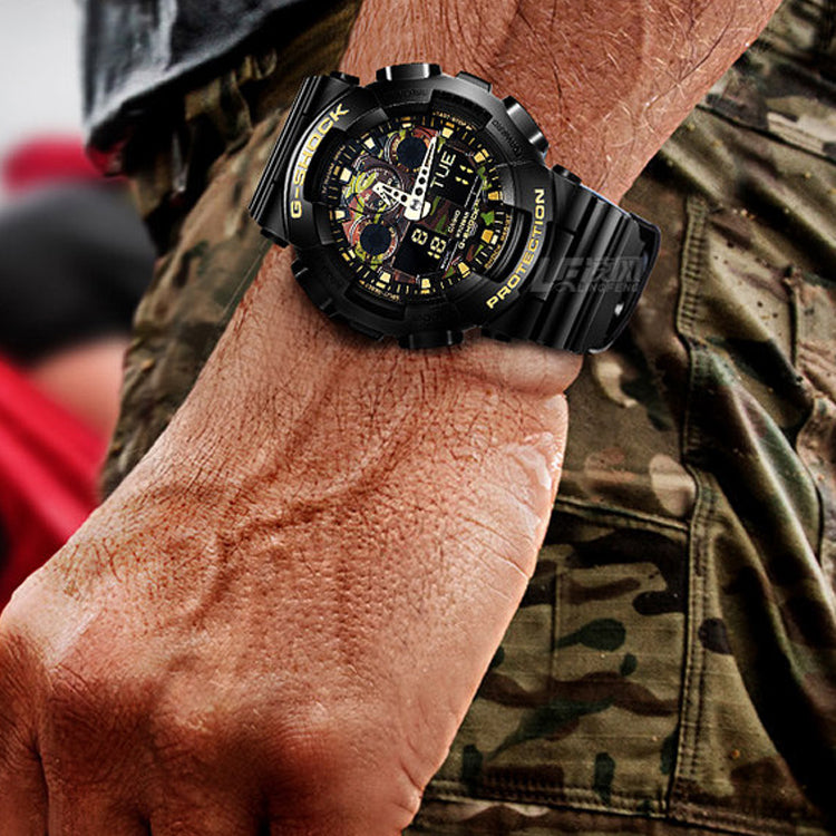 CASIO G-Shock Analog-Digital 'Black Gold' GA-100CF-1A9