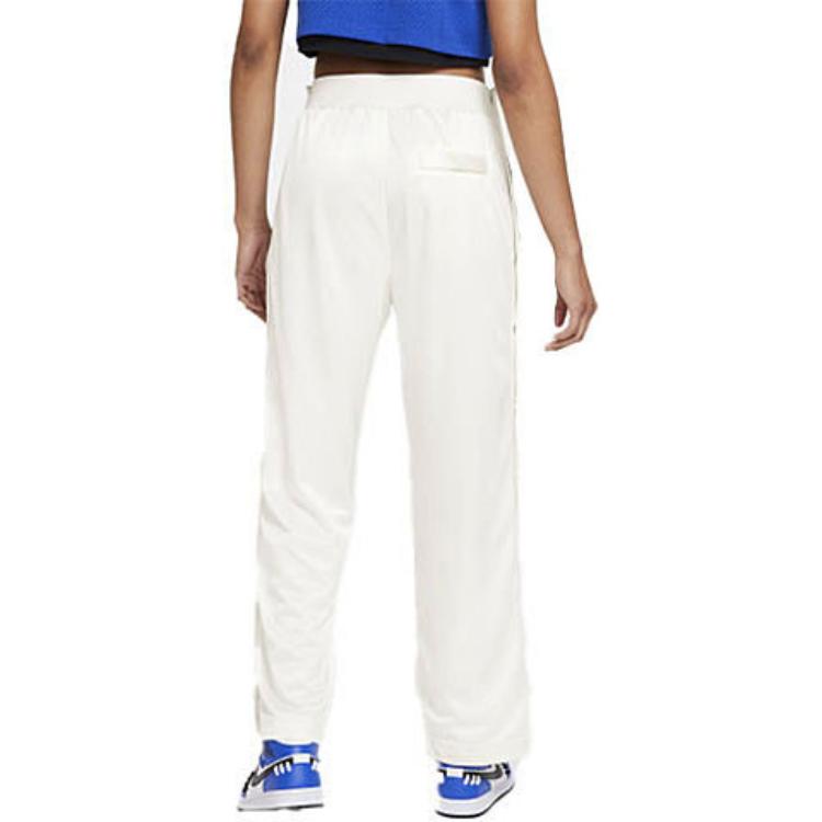(WMNS) Air Jordan x Aleali May Tearaway Crossover Splicing Waist Drawstring Casual Long Pants/Trousers Autumn White DC2438-133