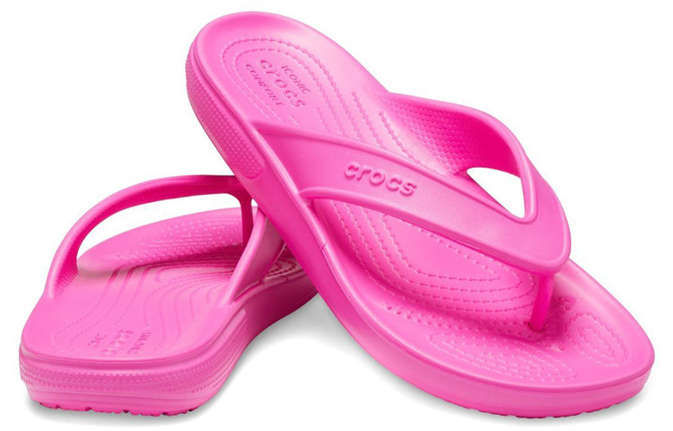 Crocs Classic Soft Sole Cozy Flip-Flops Unisex Pink 206119-6QQ