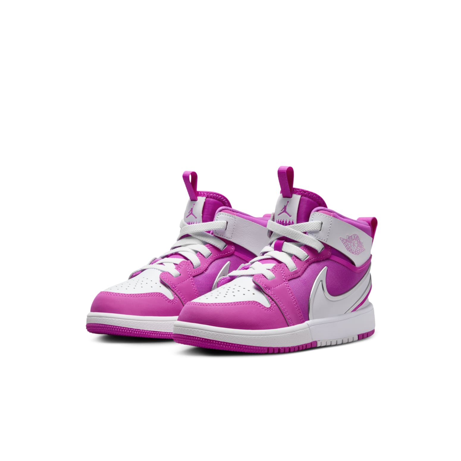 (PS) Air Jordan 1 Mid RM EasyOn 'Fire Pink White' FQ1282-601