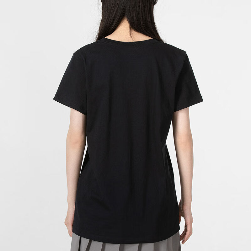 (WMNS) Under Armour Summer Graphic T-shirt 'Black' 1365140-001