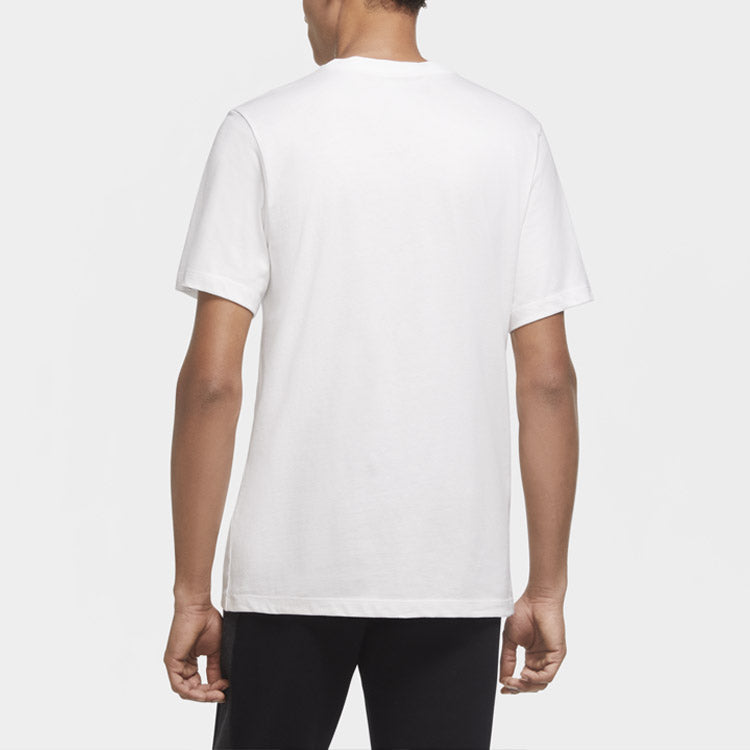 Nike Sportswear Printing Short Sleeve 'Airman Futura White' CW0411-100