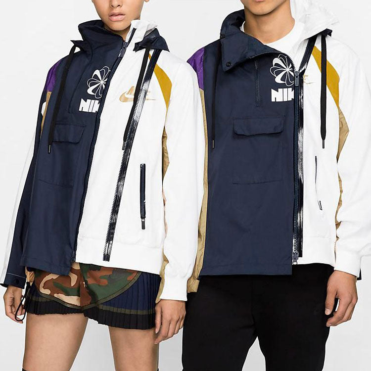 (WMNS) Nike x sacai Double-Zip Jacket 'Obsidian Court Purple' CD6297-451
