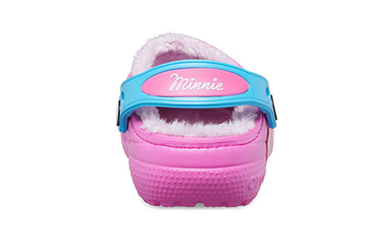 (GS) Crocs Fun Lab Disney Minnie Lined Clogs 'Pink Blue' 206554-6QQ