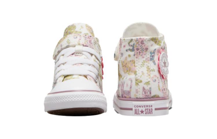 (TD) Converse All Star 1V Hi 'White Cat' A05235C