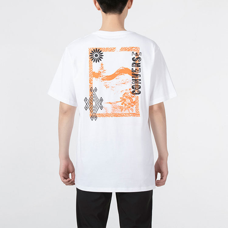 Men's Converse Printing Short Sleeve White 10019896-102
