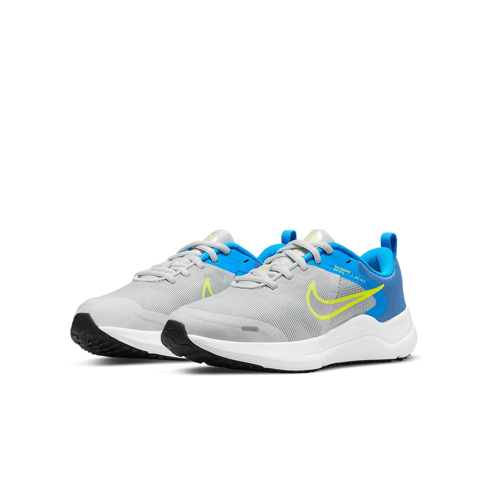 (GS) Nike Downshifter 12 'Grey Fog Mystic Navy' DM4194-004