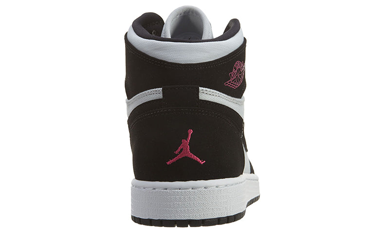 (GS) Air Jordan 1 Retro High 'Pure Platinum Black Pink' 332148-015