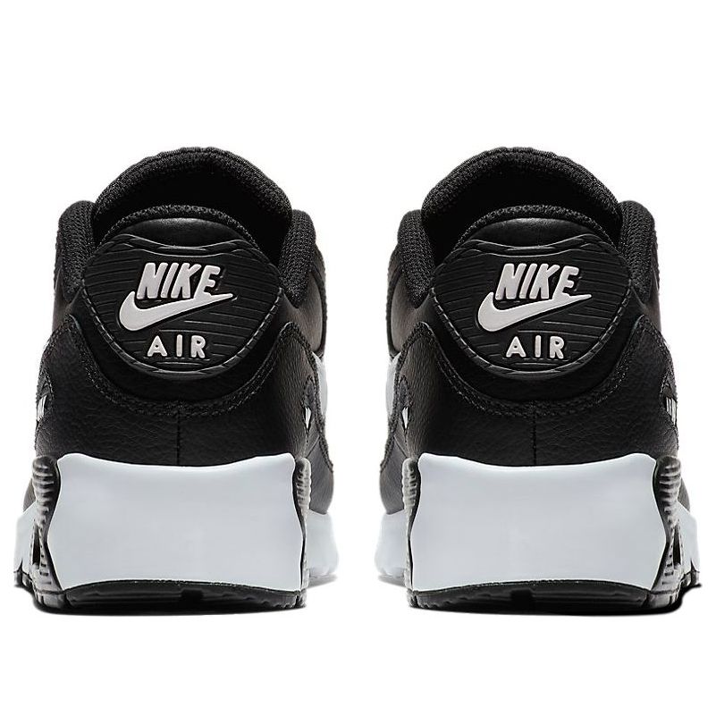 (PS) Nike Air Max 90 LTR Leather Low-Top Black/White 833414-025