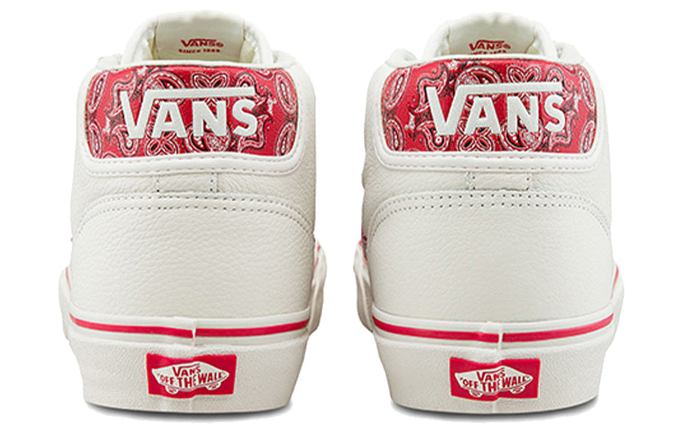 Vans Mid Skool 37 'Sport Paisley - White Red' VN0A3TKF915
