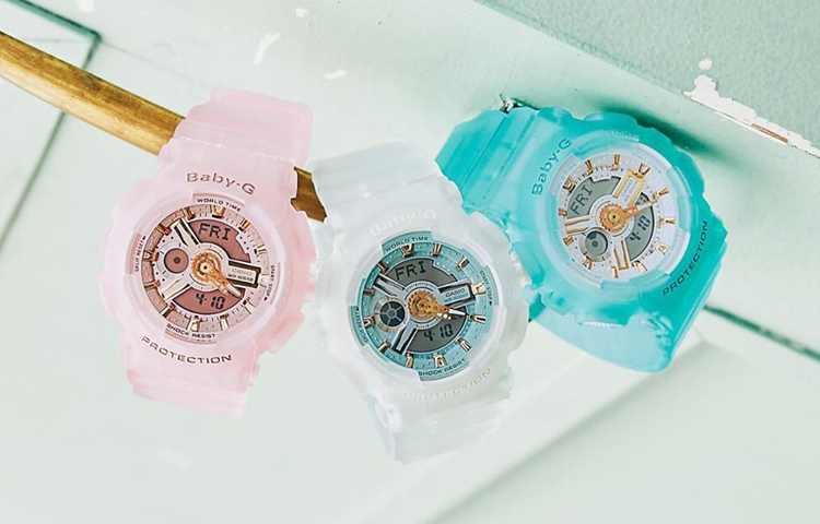 CASIO Baby-G 'White Blue' BA-110SC-7APR