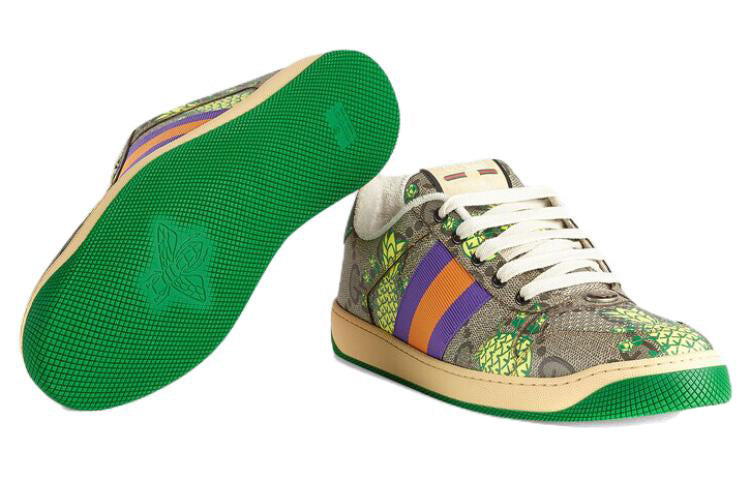 Gucci GG Tropical Patterns Sneakers 'Tan Multi' 673409-UIR20-9791