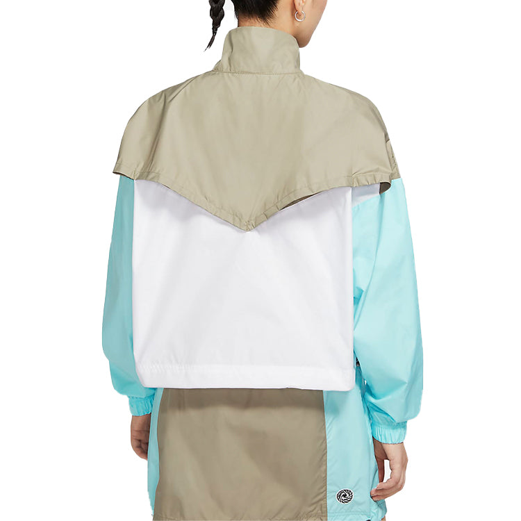 (WMNS) Nike Sportswear Woven Anorak Blue CU5971-342